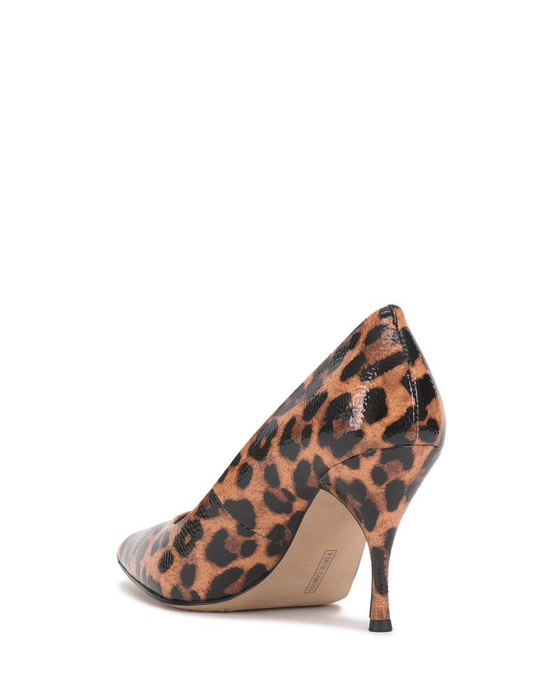 Paislie Pointed Toe Pump - Black/Natural - Vince Camuto