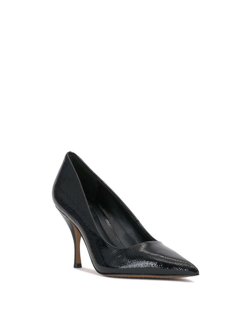 Paislie Pointed Toe Pump - Black - Vince Camuto