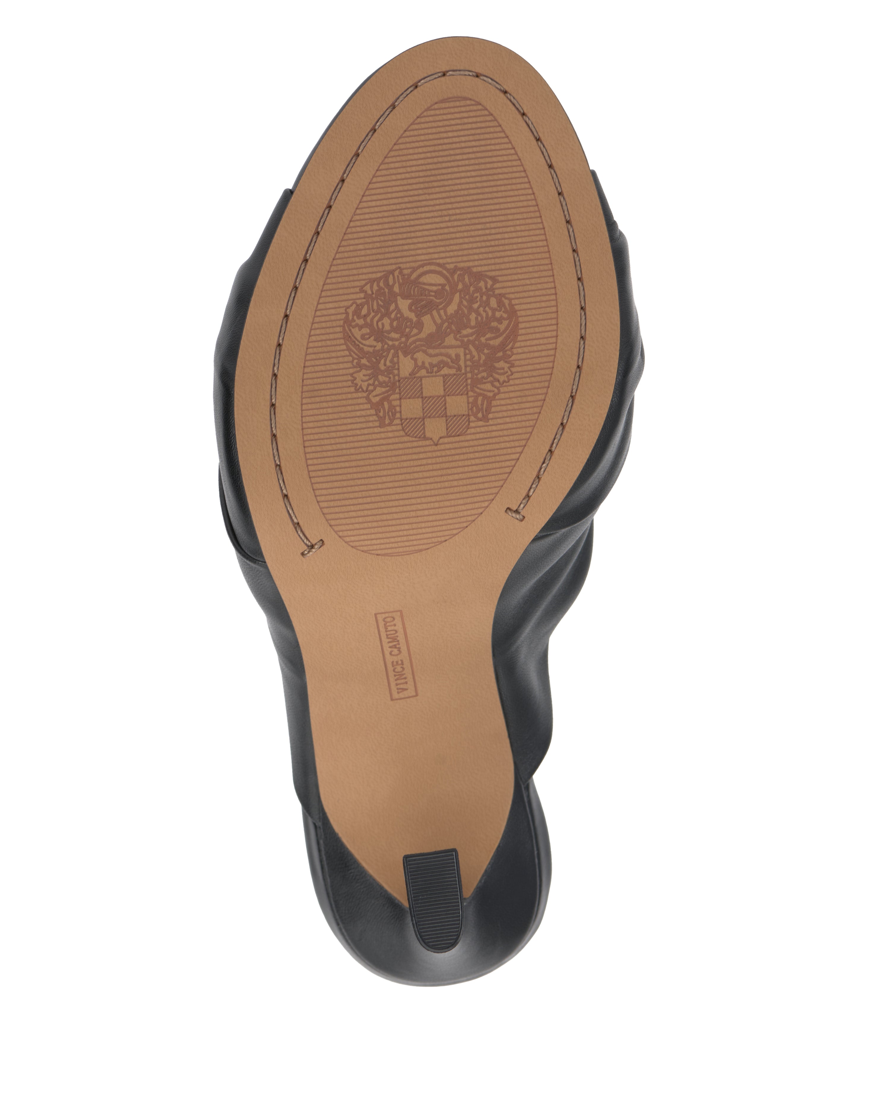 Patie Buckle Gathered High Heel Sandal - Vince Camuto