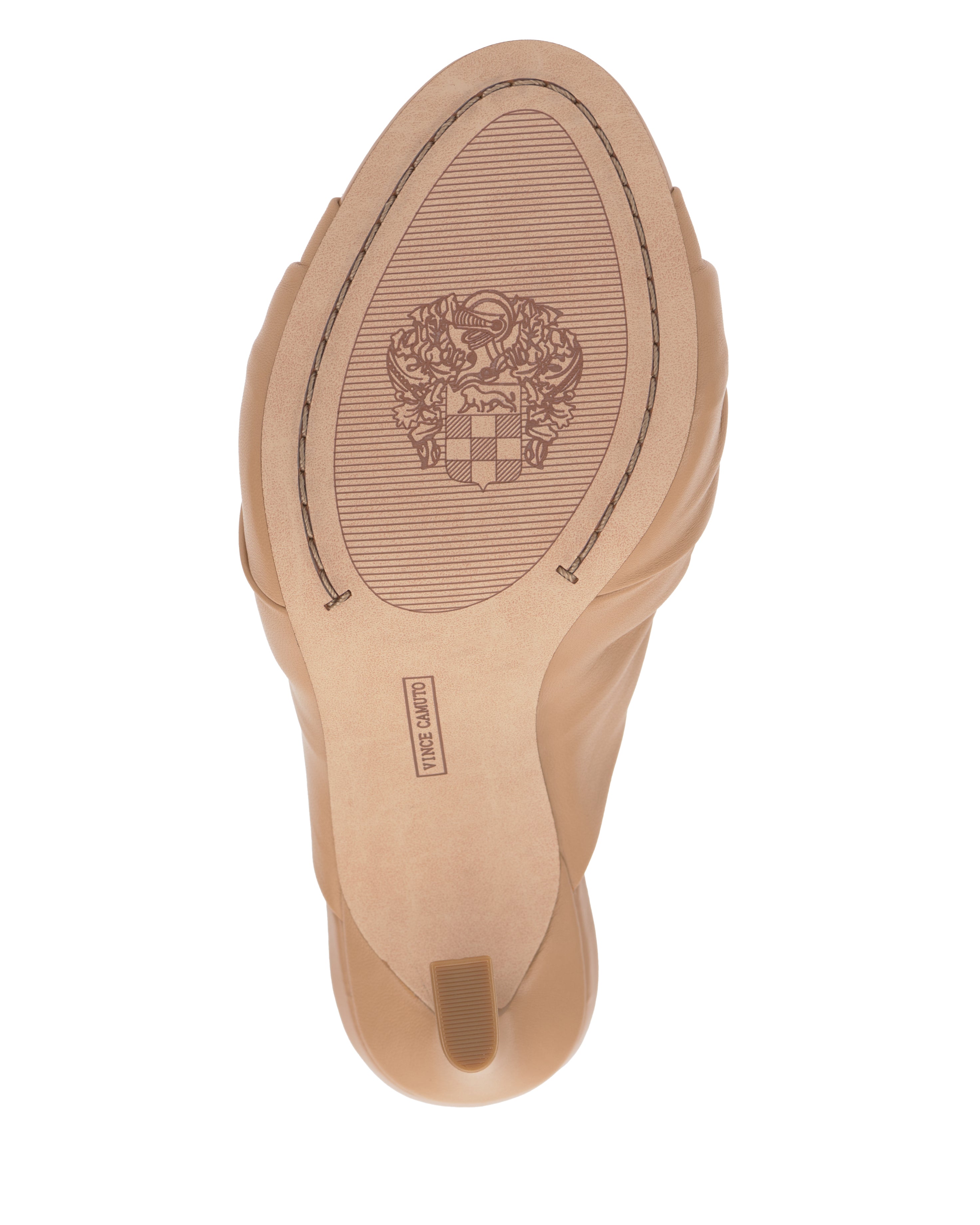 Patie Buckle Gathered High Heel Sandal - Vince Camuto