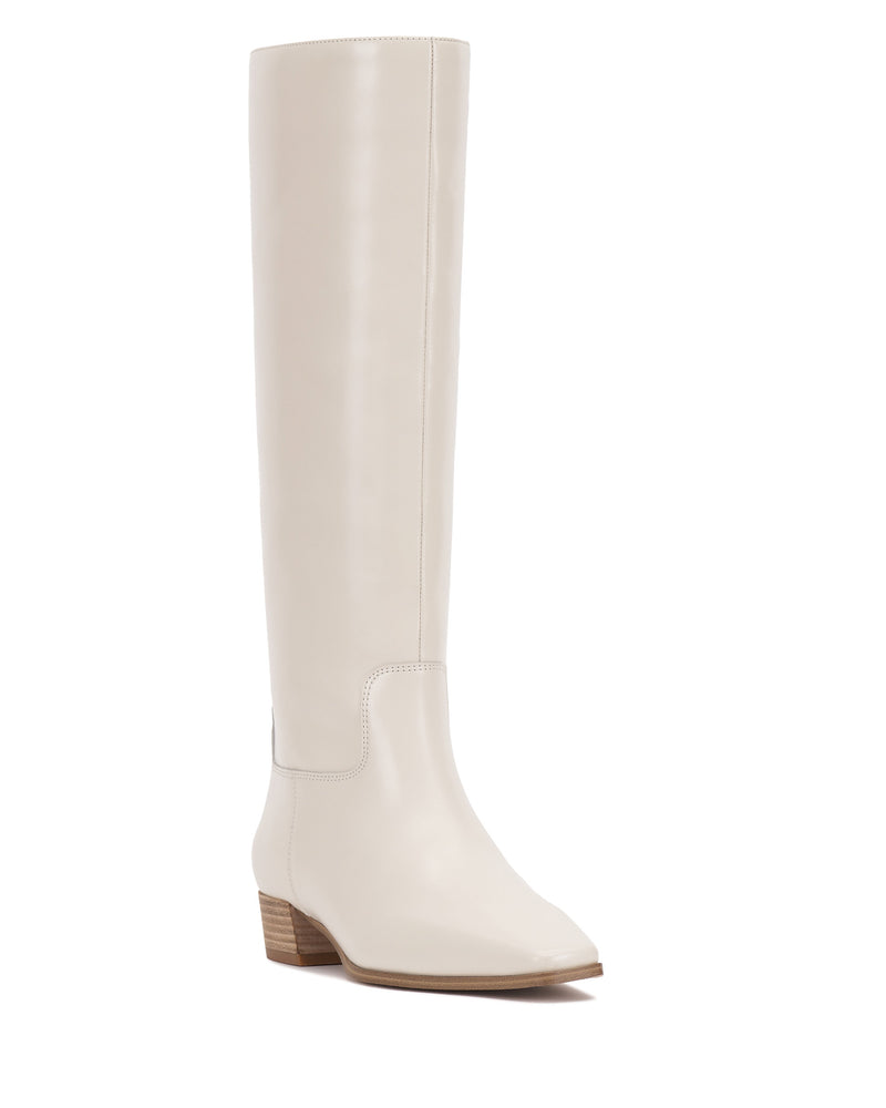 Pavla Extra Wide Calf Knee High Boot - Coconut Cream - Vince Camuto