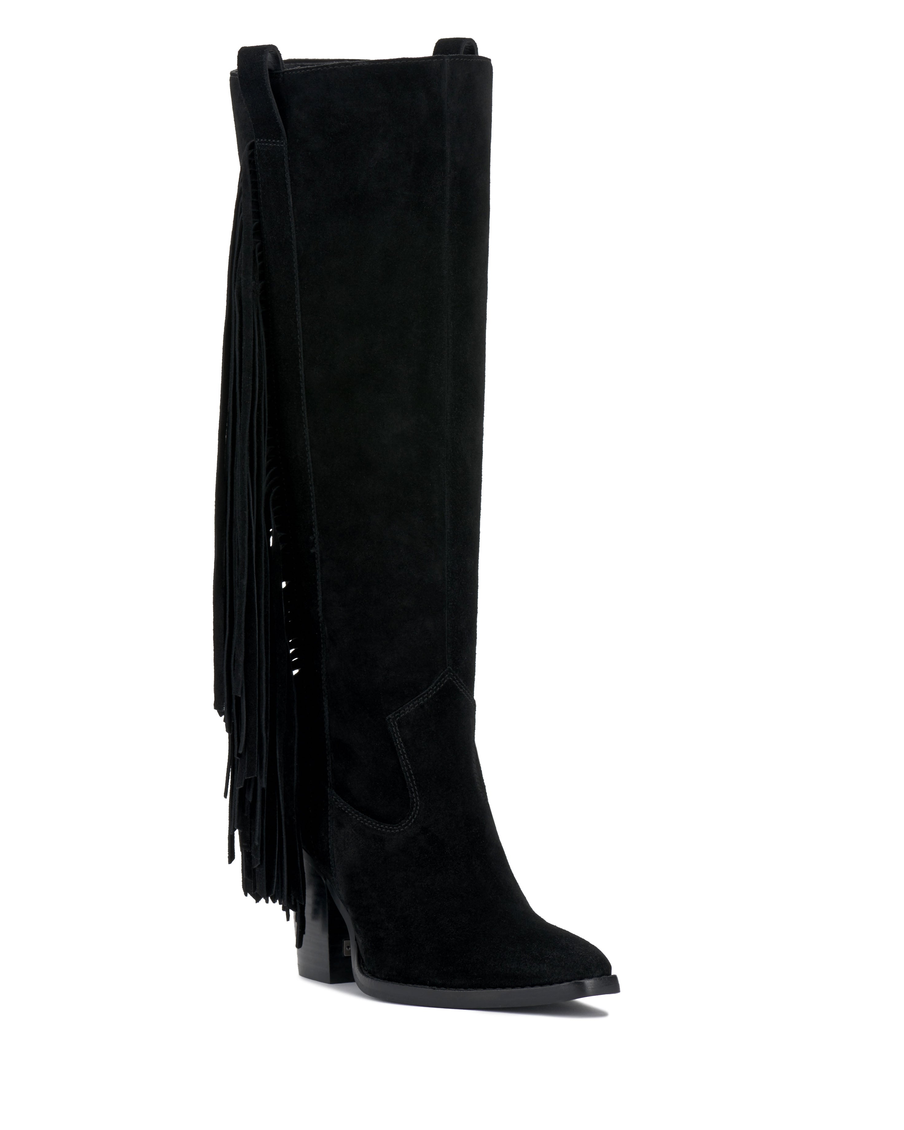 Pelia Fringe Extra Wide Calf Knee High Boot - Vince Camuto