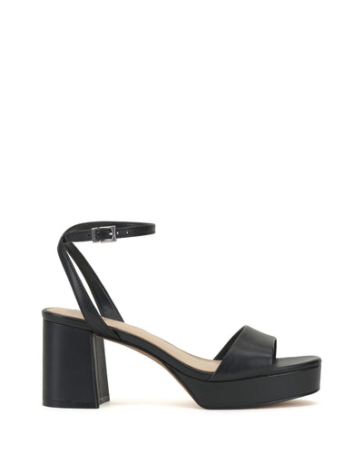 Pendreya Platform Sandal - Black - Vince Camuto