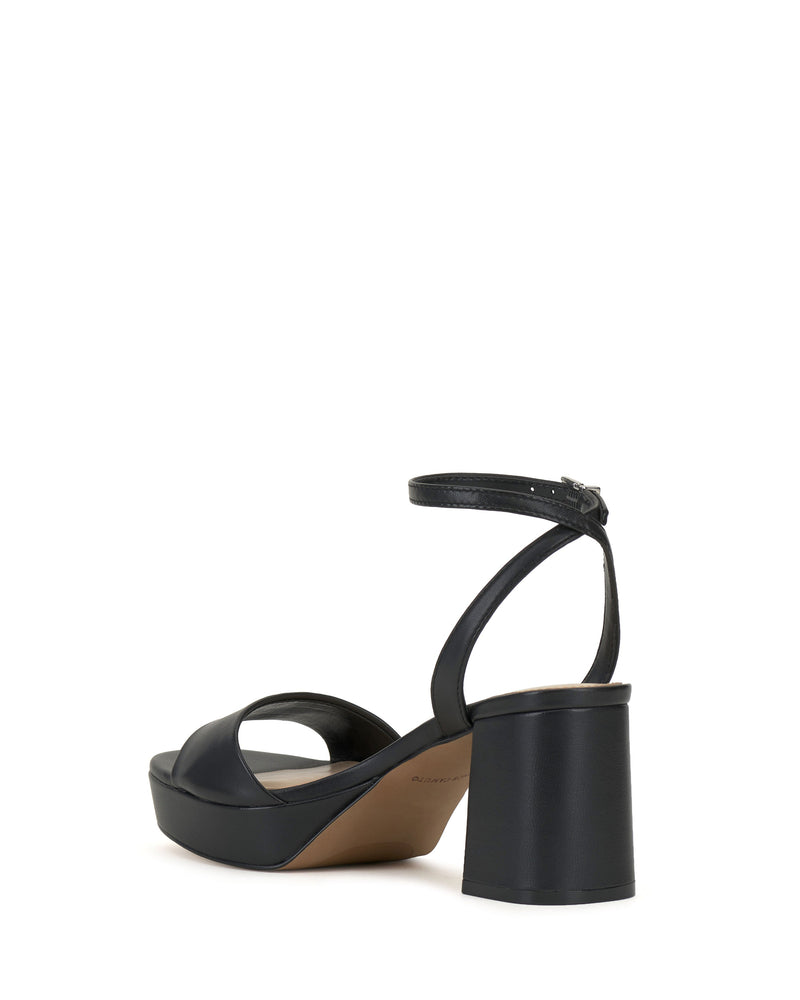 Pendreya Platform Sandal - Black - Vince Camuto