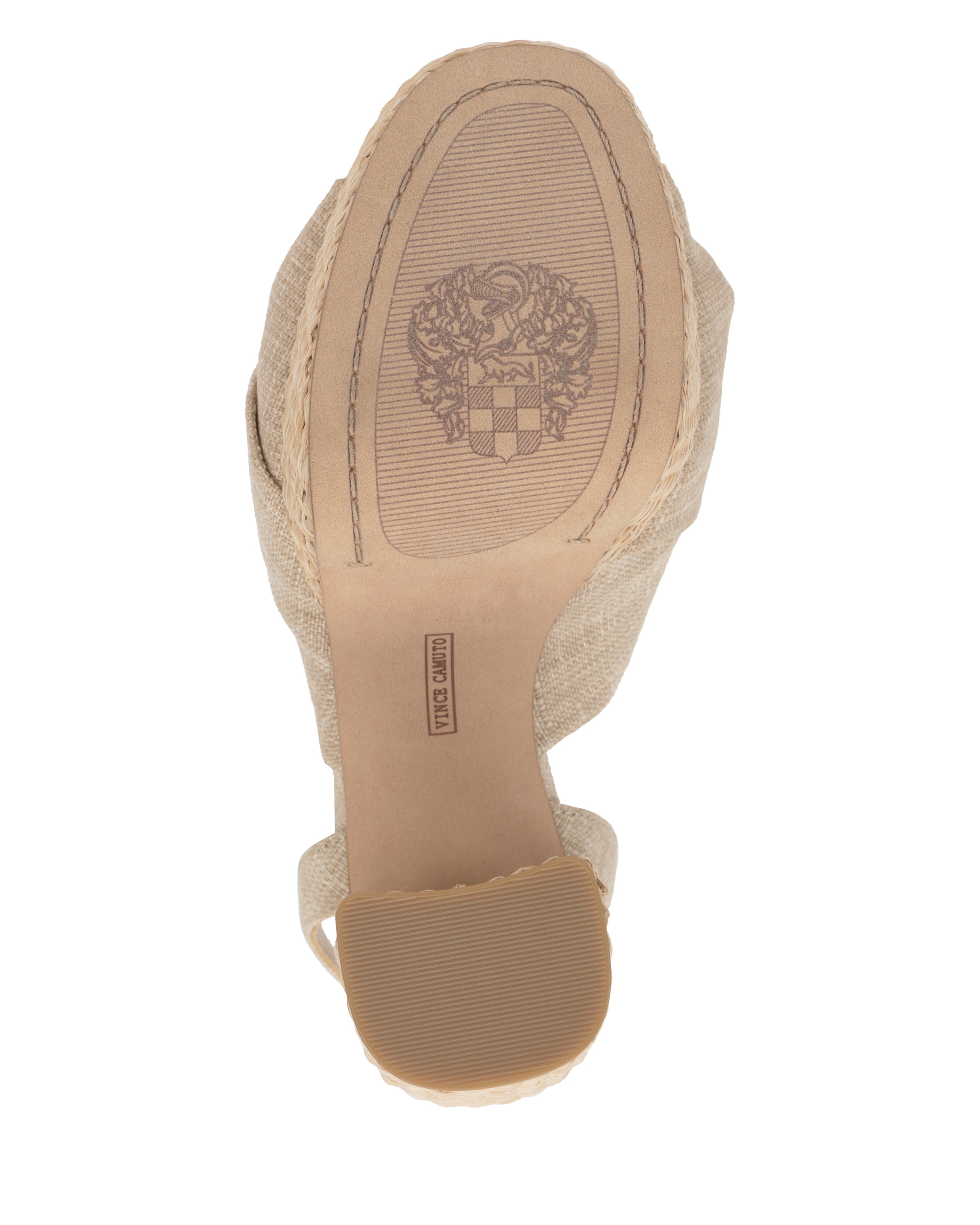Phebie Buckle Gathered Platform High Heel Sandal - Vince Camuto