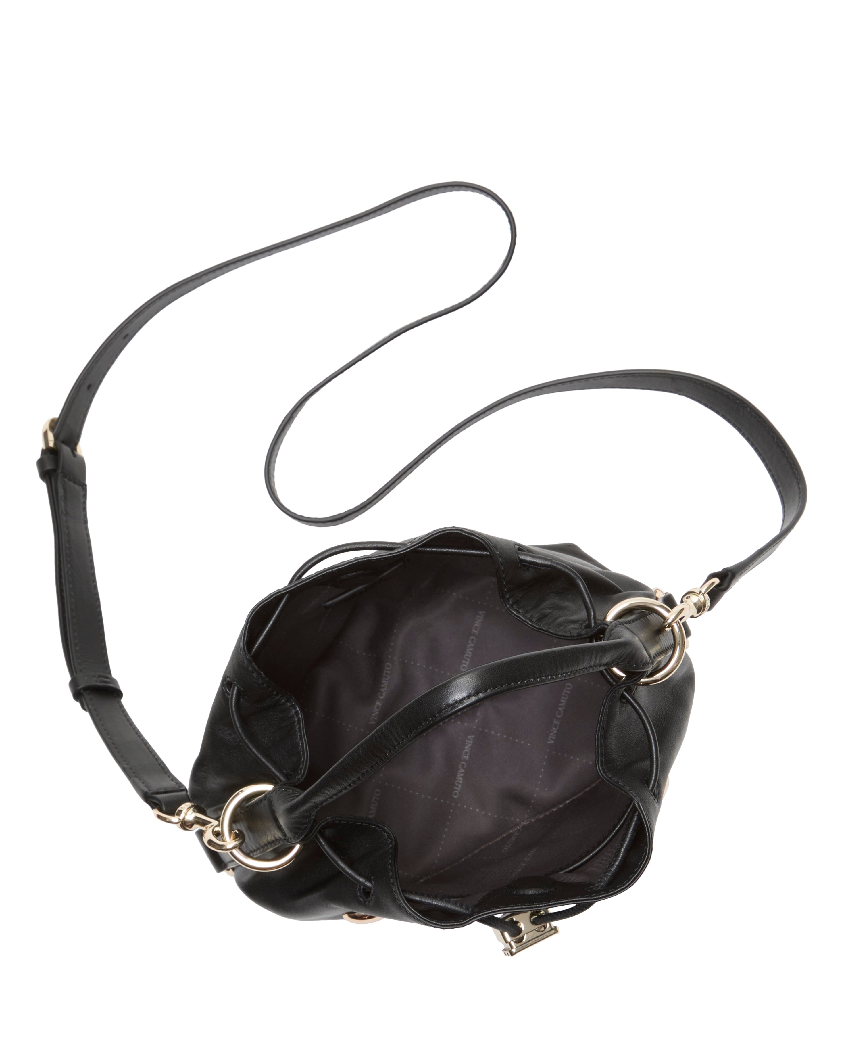Pippa Studded Bucket Bag - Black Stud - Vince Camuto