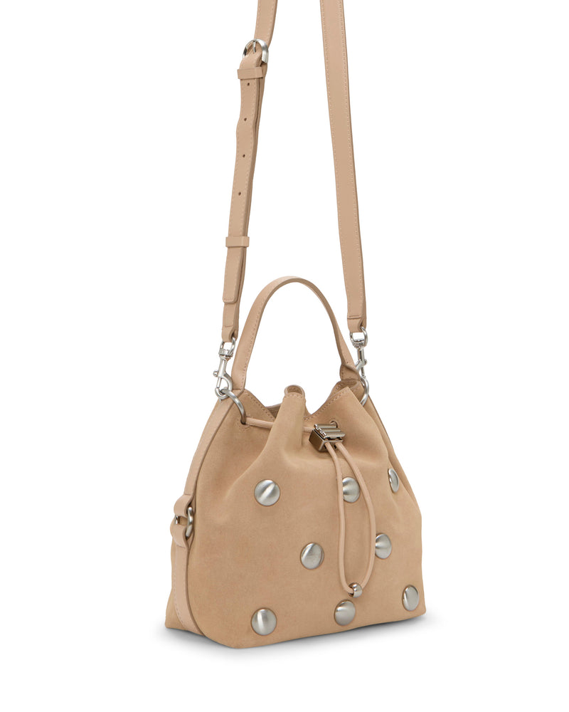 Pippa Studded Bucket Bag - Cappuccino Stud - Vince Camuto