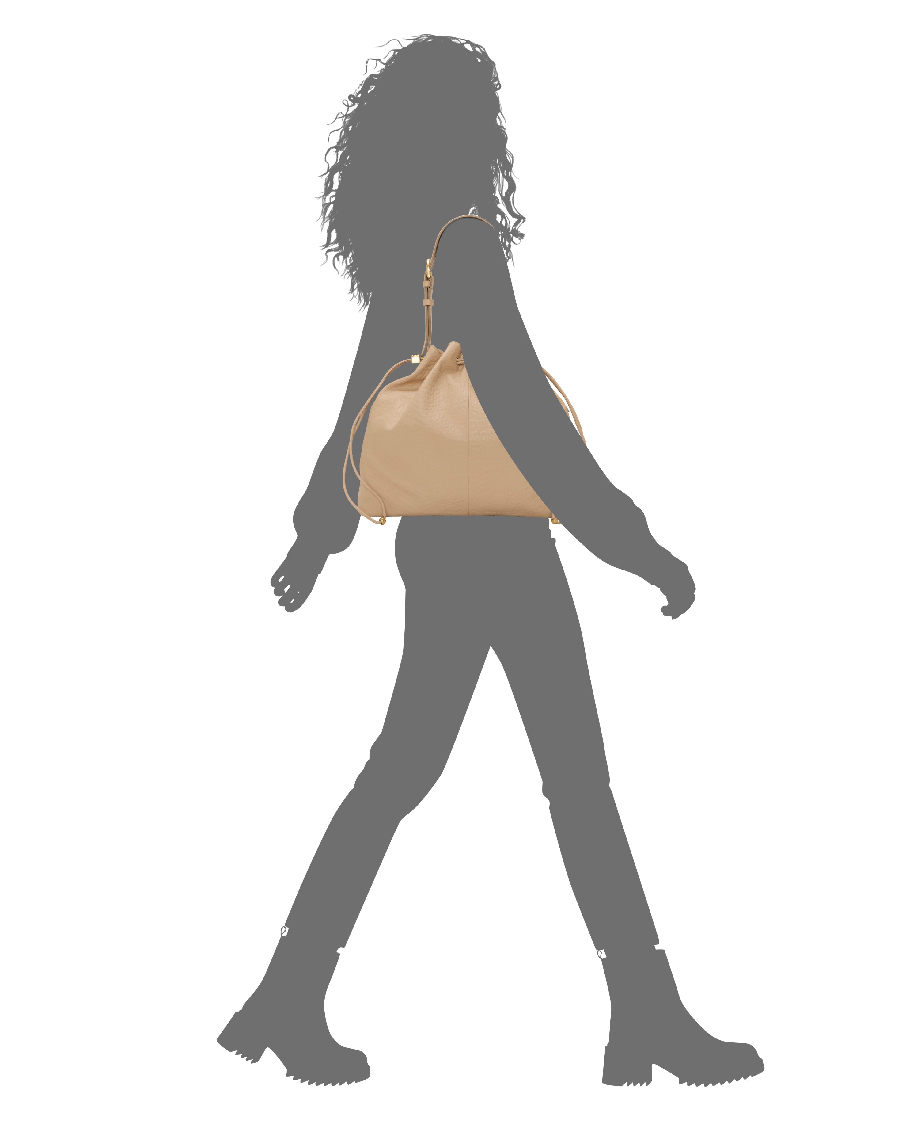 Pippa Large Bucket Bag - Cappuccino - Vince Camuto