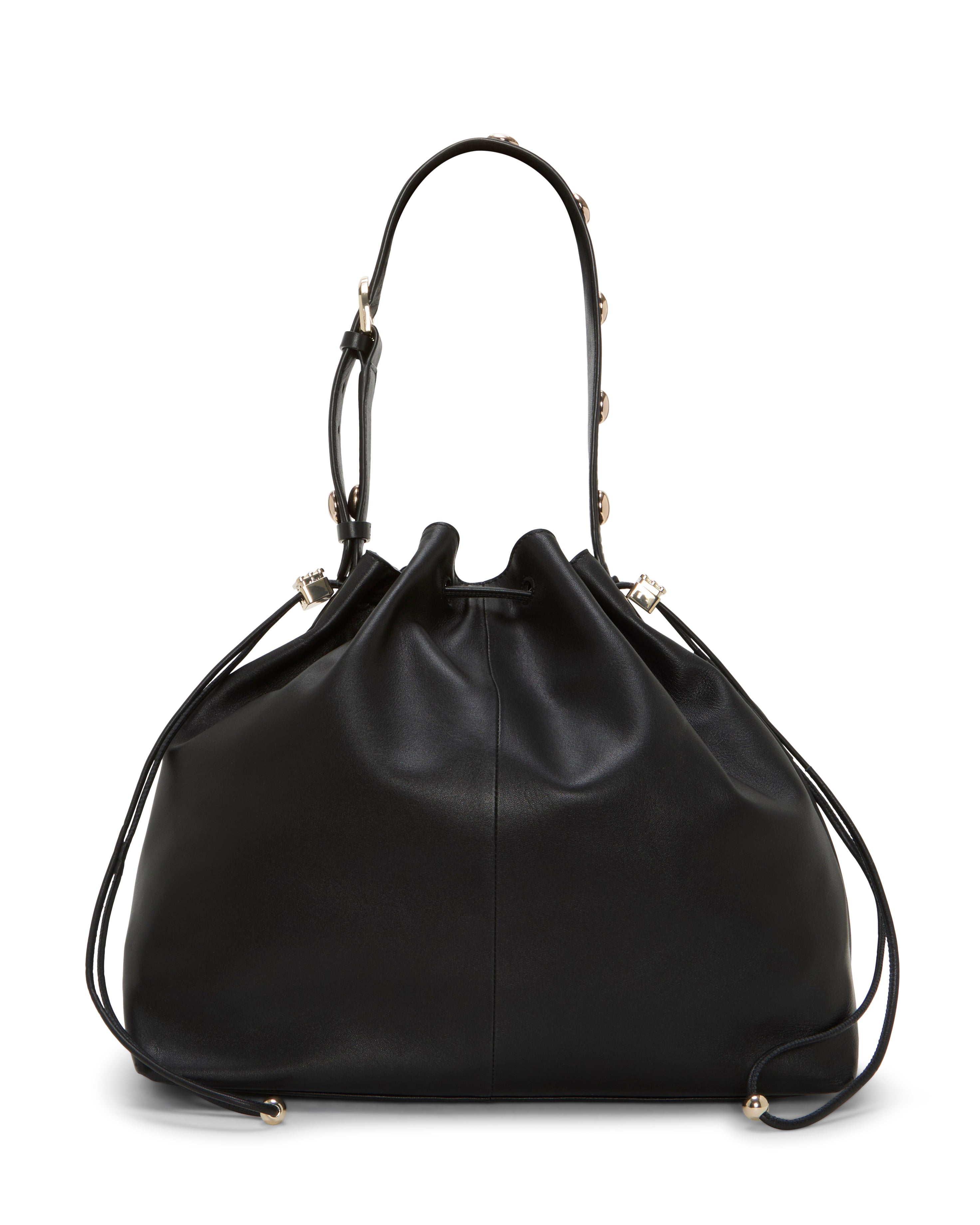 Vince Camuto Cab Black Leather studded Convertible Backpack Kate Spade Studded Leather Mini Nicole Backpack, Black main image 4