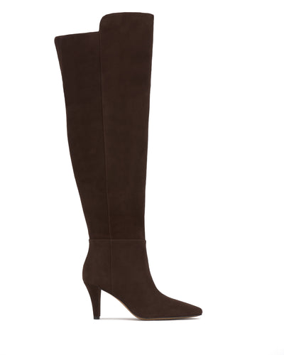 Sabella Extra Wide Calf Over the Knee Boot - Brownie - Vince Camuto