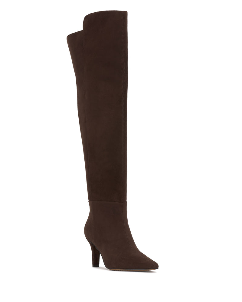 Sabella Extra Wide Calf Over the Knee Boot - Brownie - Vince Camuto