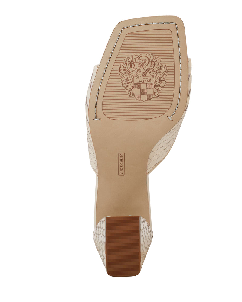 Sachaa Block Heel Mule Sandal - Vince Camuto