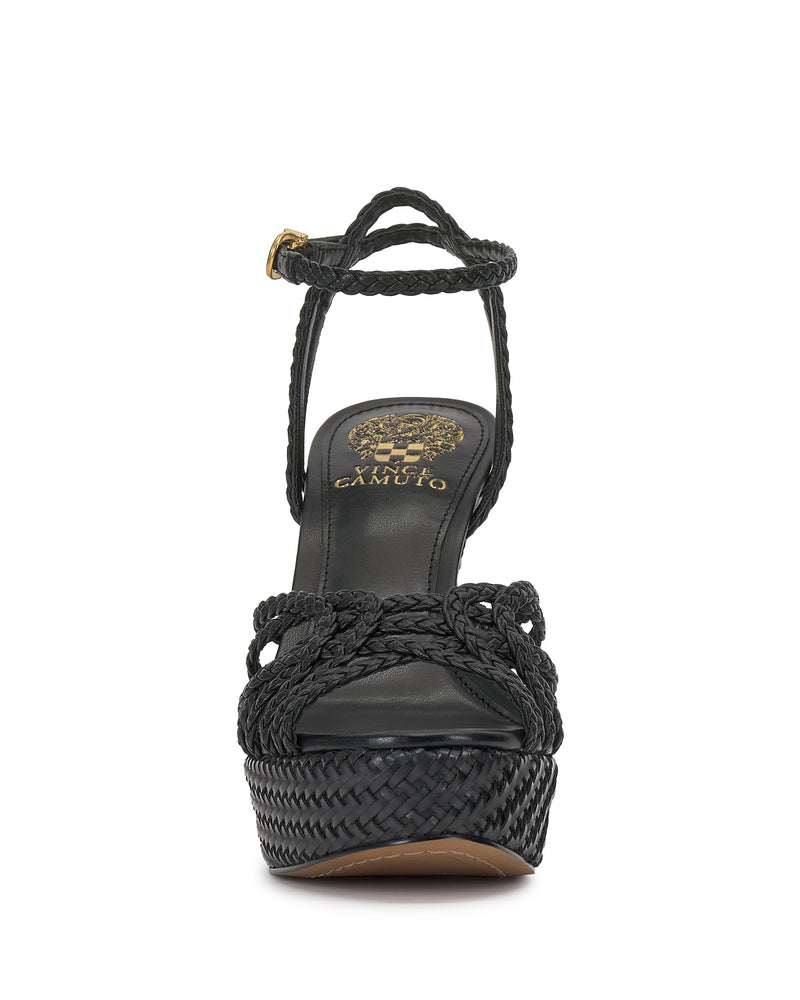 Samlee Platform Sandal - Black - Vince Camuto
