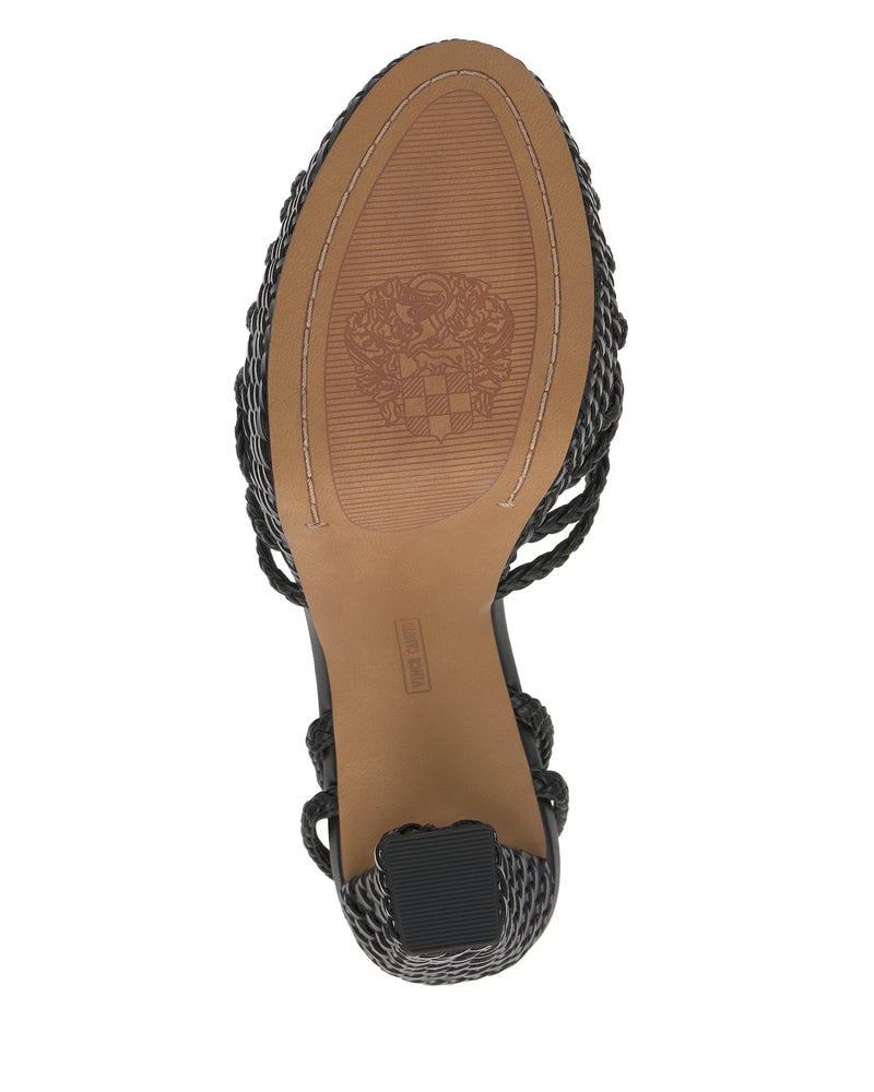 Samlee Platform Sandal - Black - Vince Camuto