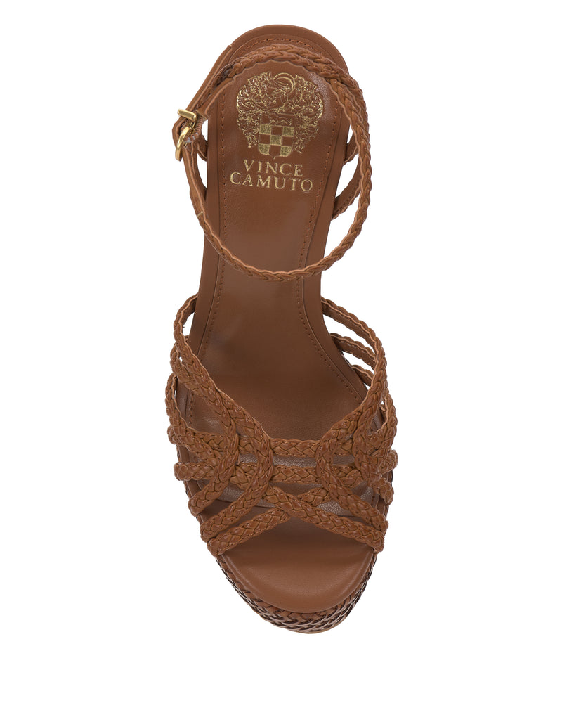 Samlee Platform Sandal - Golden Walnut - Vince Camuto