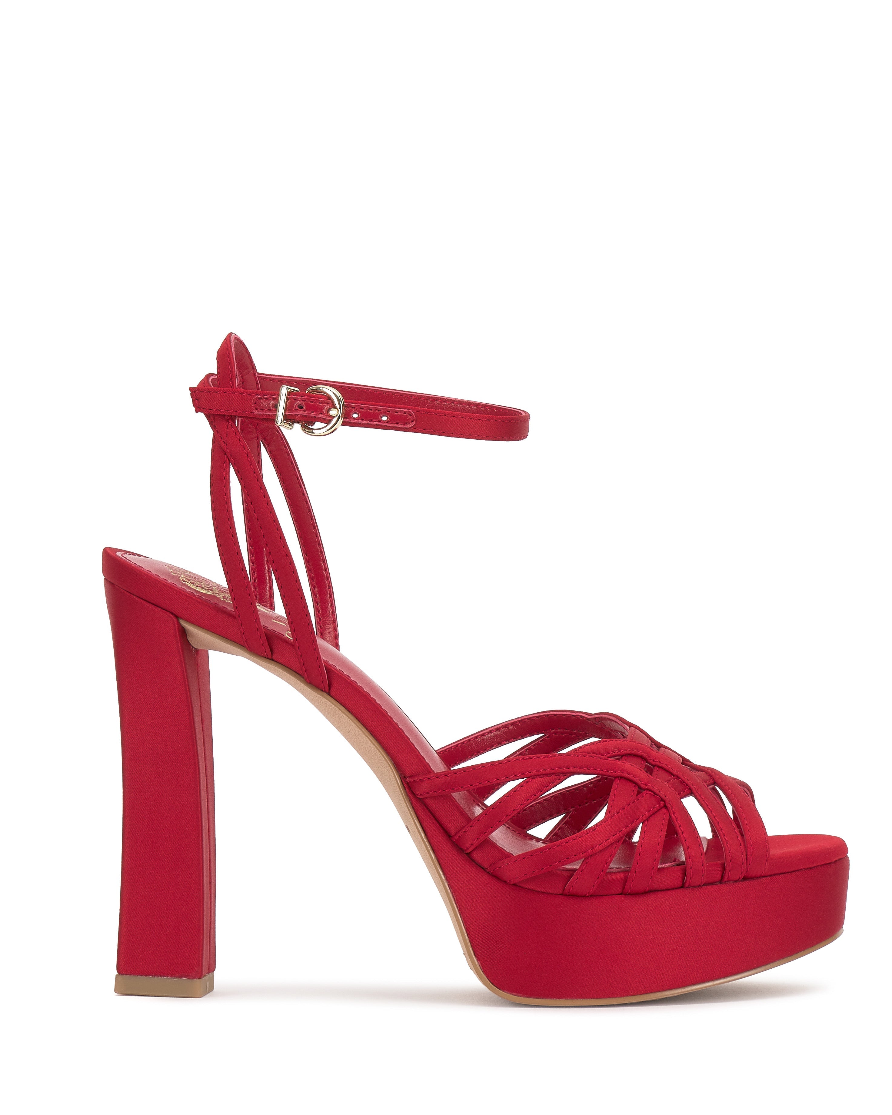 Samlee Strappy Platform Sandal - Flame - Vince Camuto
