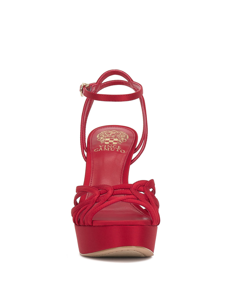 Samlee Strappy Platform Sandal - Flame - Vince Camuto