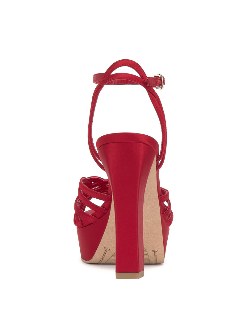 Samlee Strappy Platform Sandal - Flame - Vince Camuto