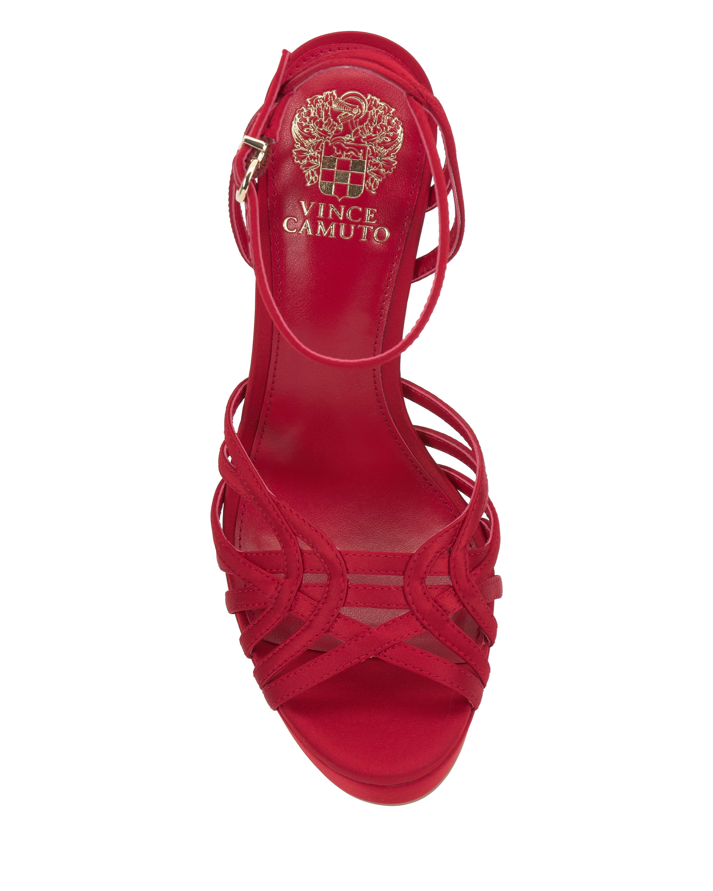 Samlee Strappy Platform Sandal - Flame - Vince Camuto