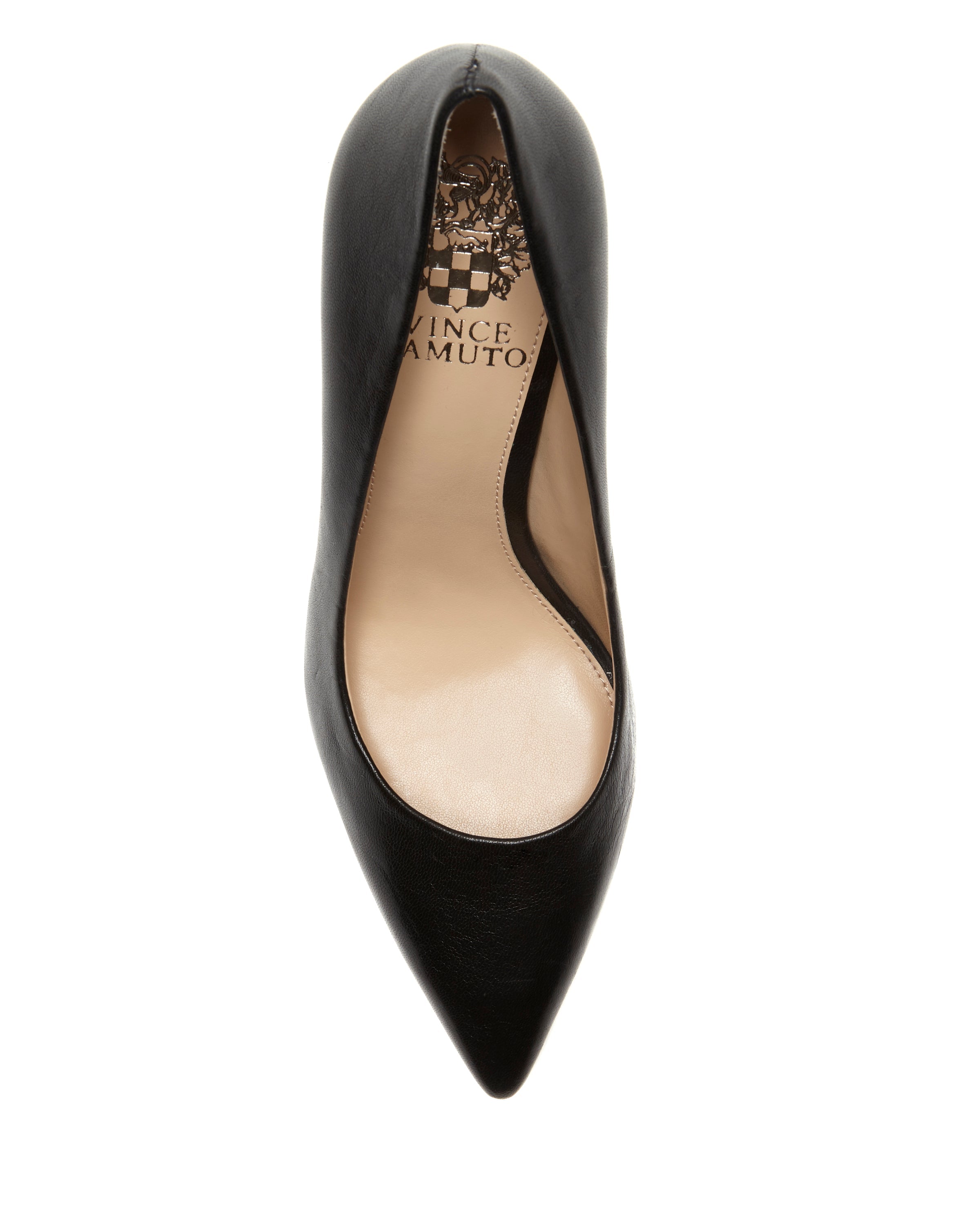 Savilla Pump - Black Leather - Vince Camuto