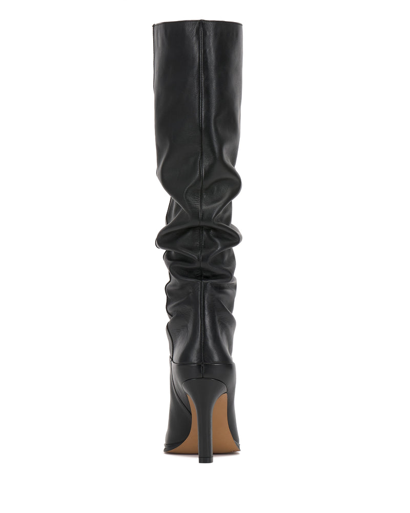 Sorina Slouchy Extra Wide Calf Knee High Boot - Black - Vince Camuto
