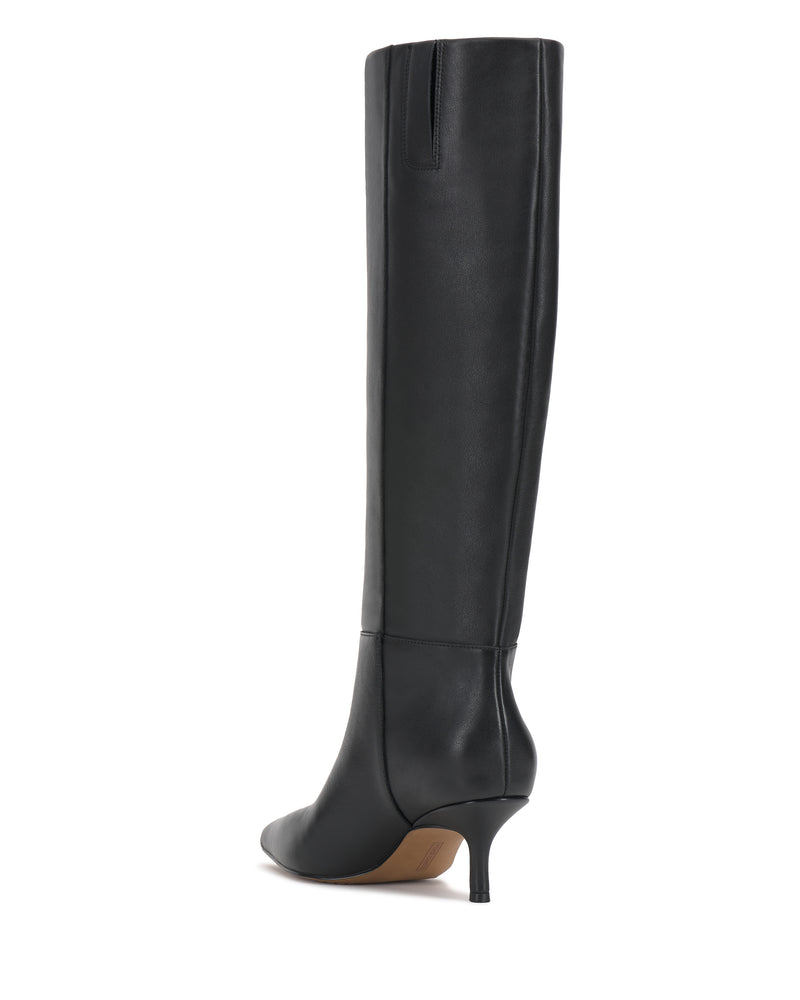 Tansie Wide Calf Knee High Boot - Black - Vince Camuto