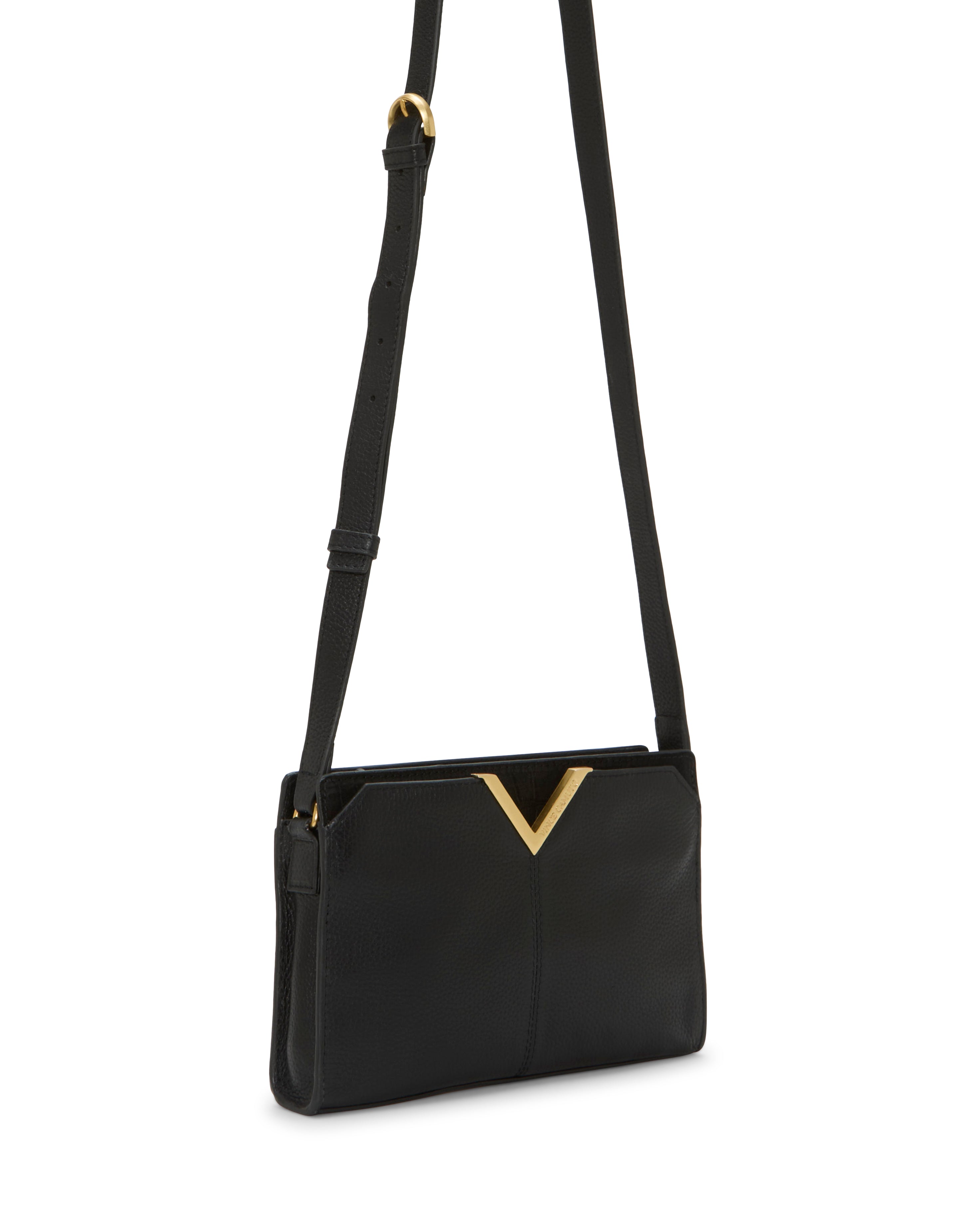 Tasha Crossbody Bag - Black - Vince Camuto