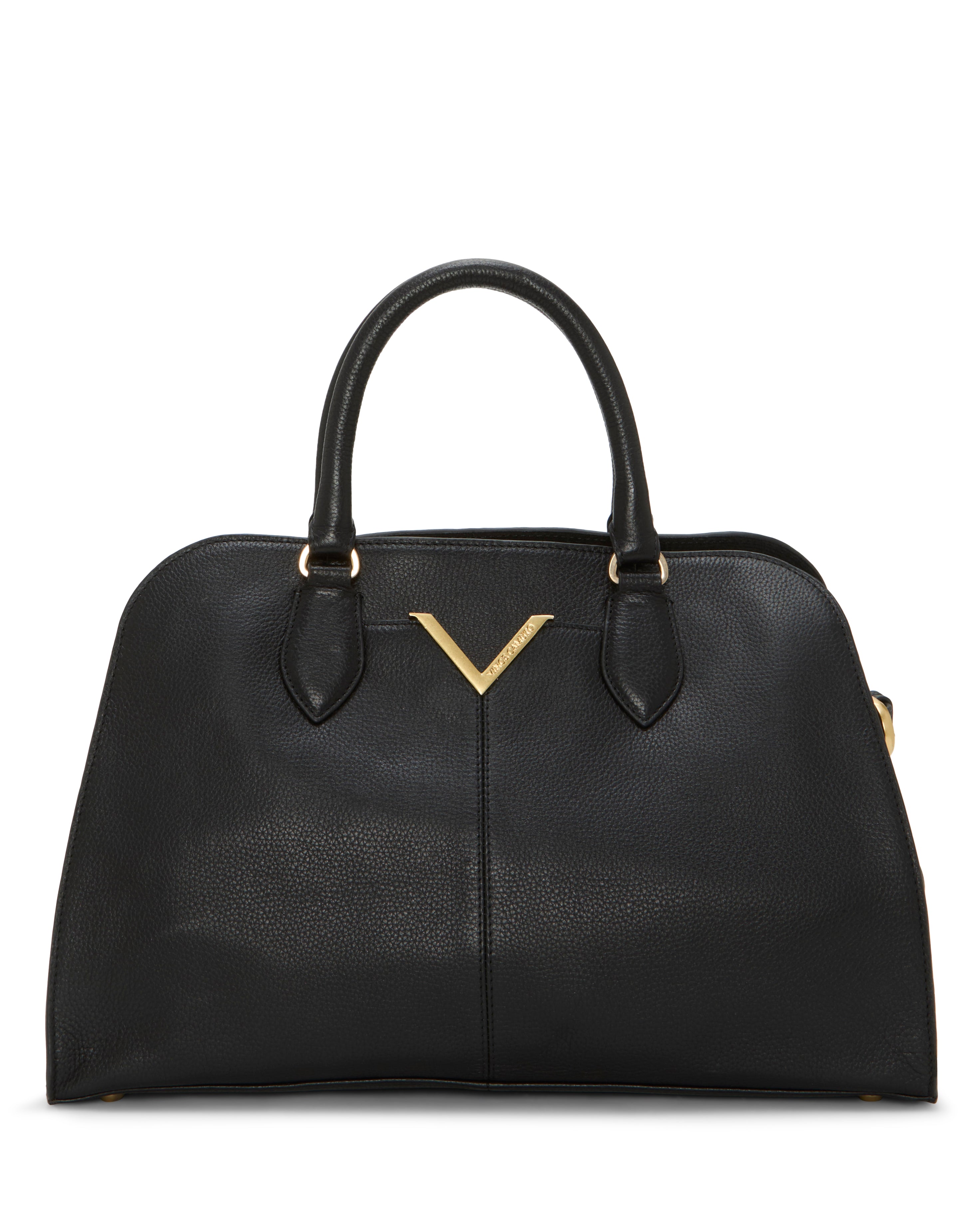 Tasha Satchel Bag - Black - Vince Camuto