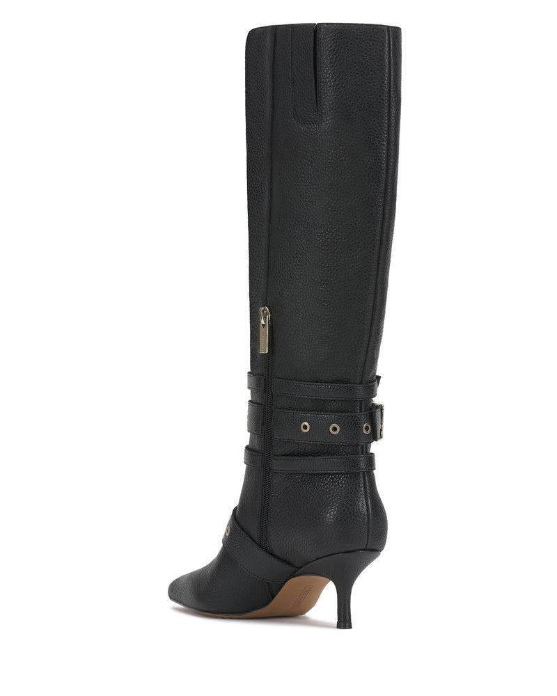 Tyleen Wide Calf Knee High Boot - Black - Vince Camuto