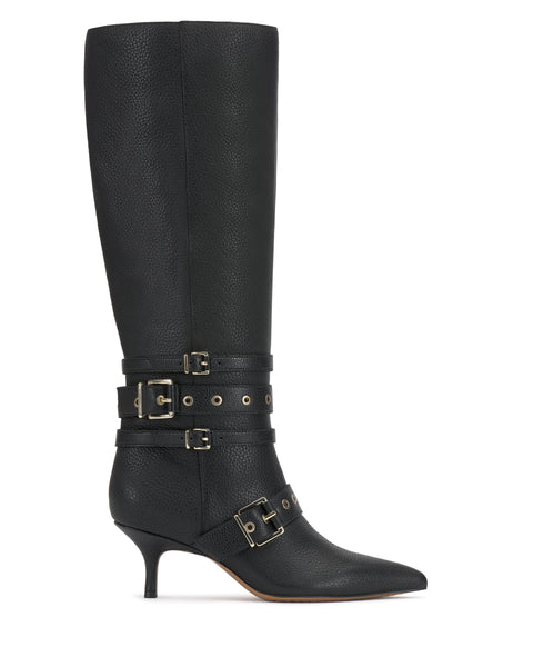 Tyleen Extra Wide Calf Knee High Boot - Black - Vince Camuto