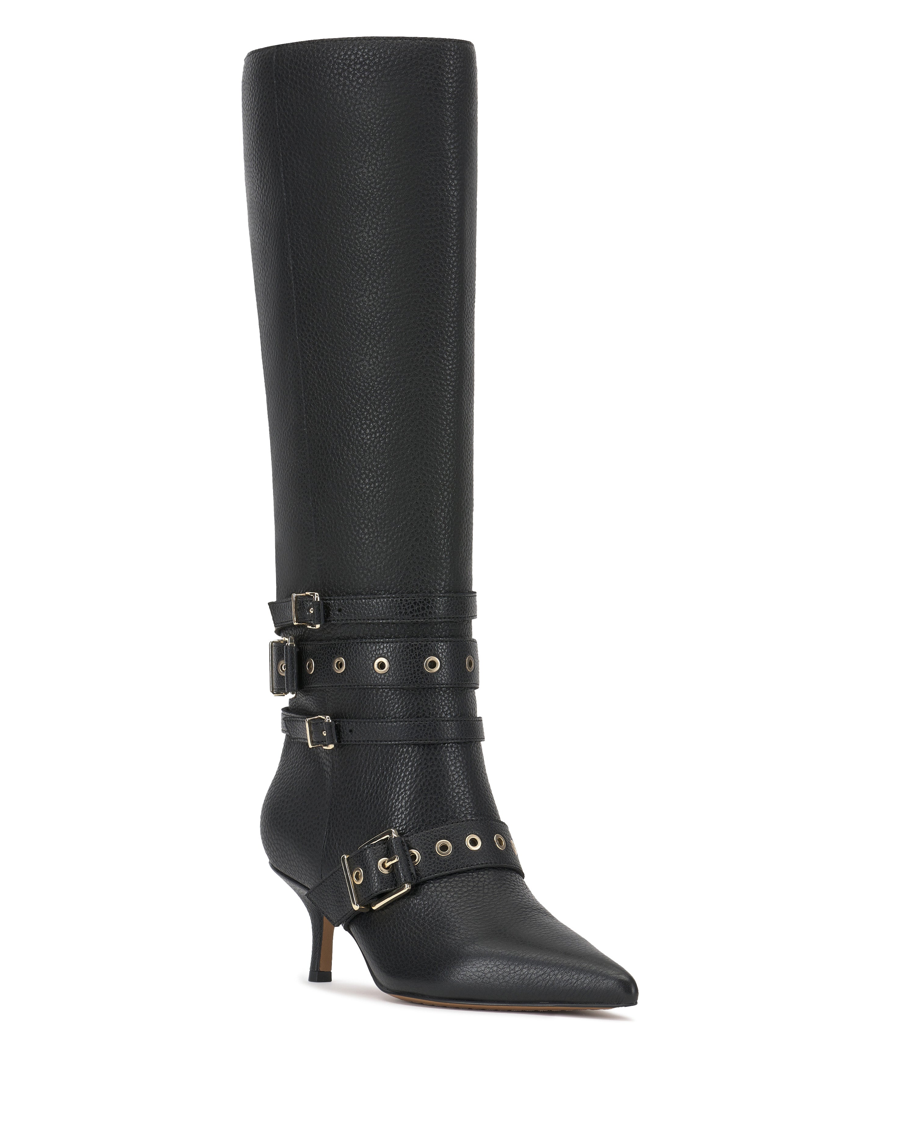 Tyleen Knee High Boot - Black - Vince Camuto