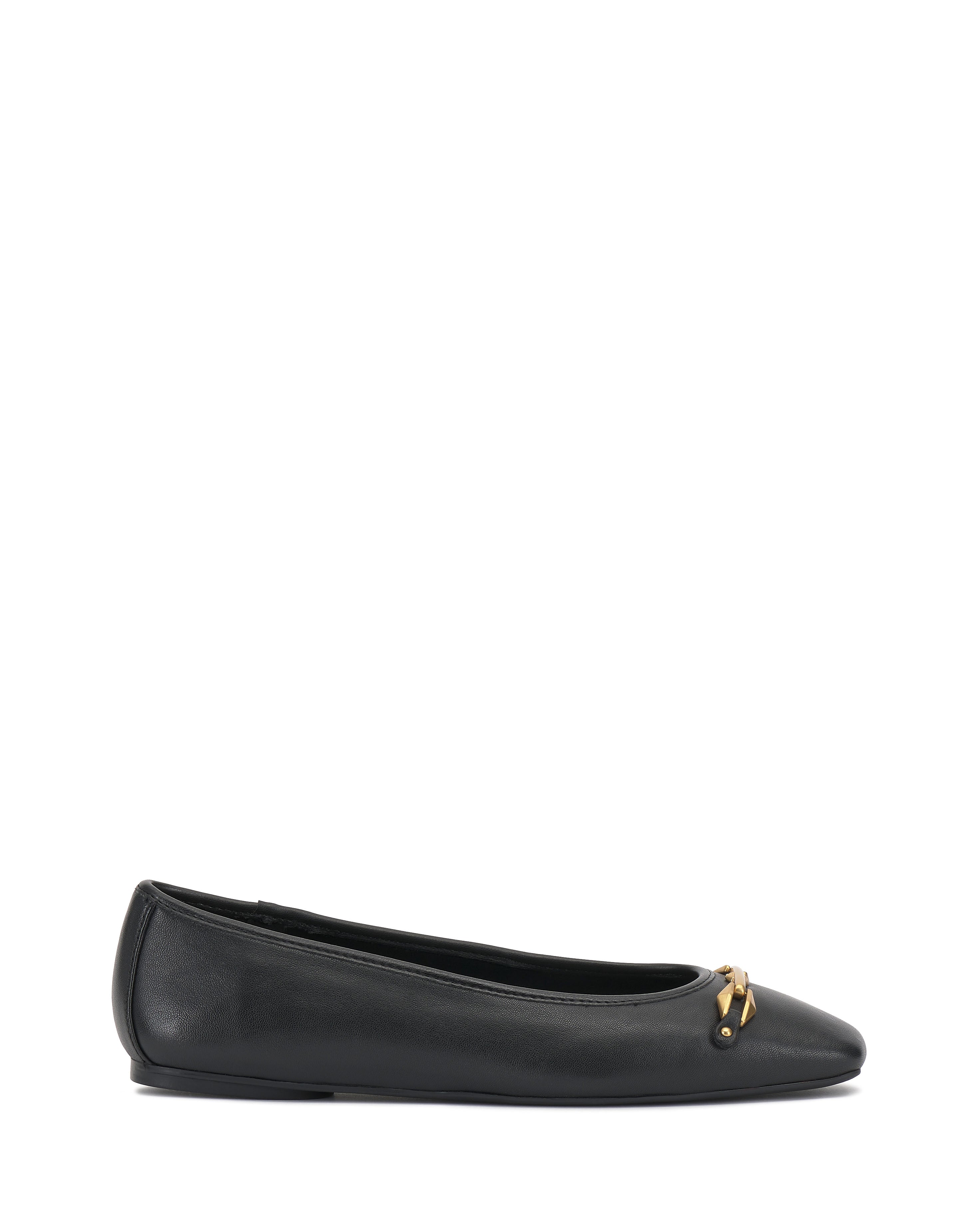 Virna Link Ballet Flat - Black - Vince Camuto