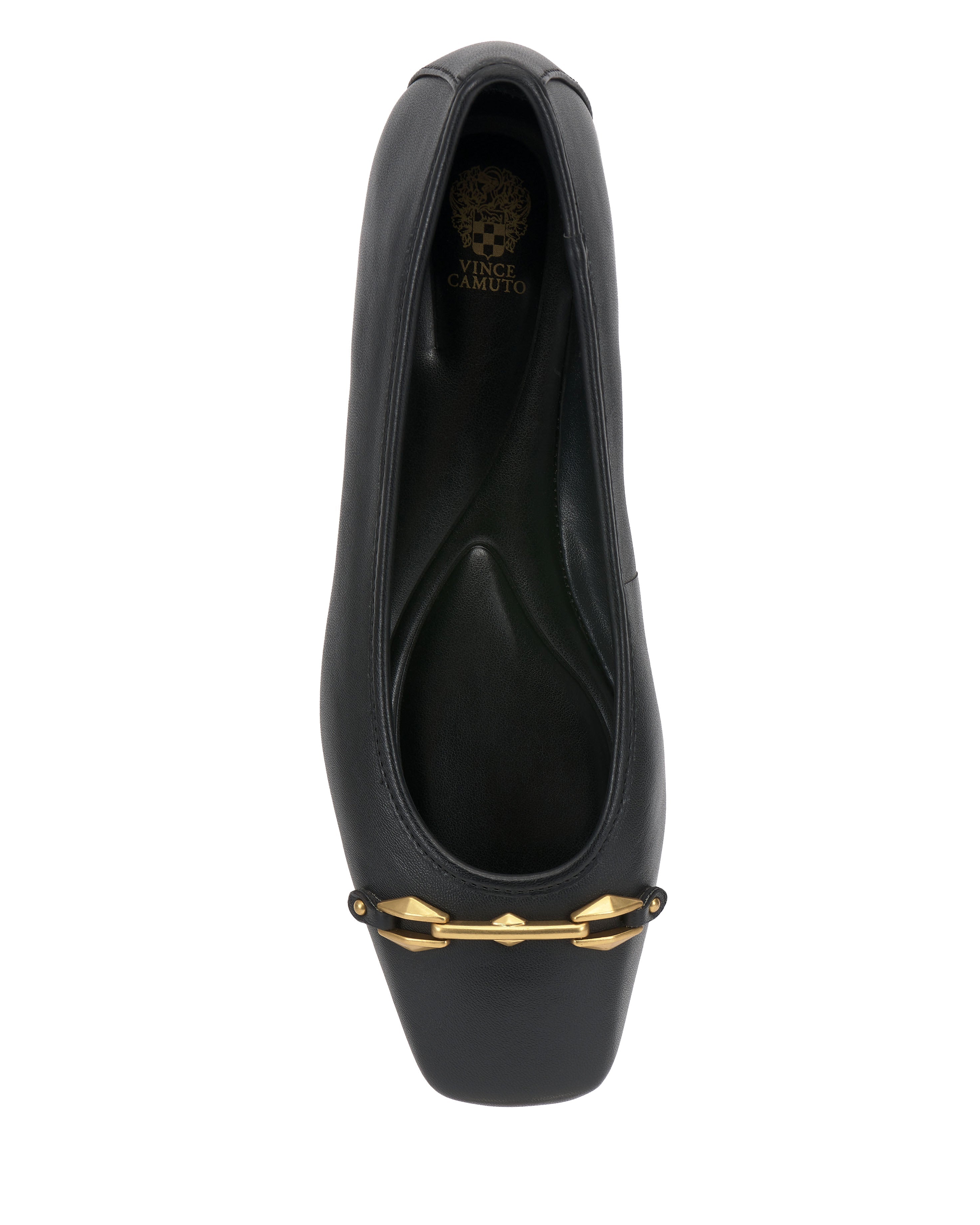 Virna Link Ballet Flat - Black - Vince Camuto