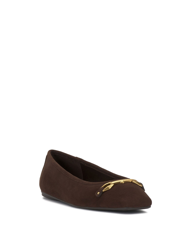Virna Link Ballet Flat - Brownie - Vince Camuto