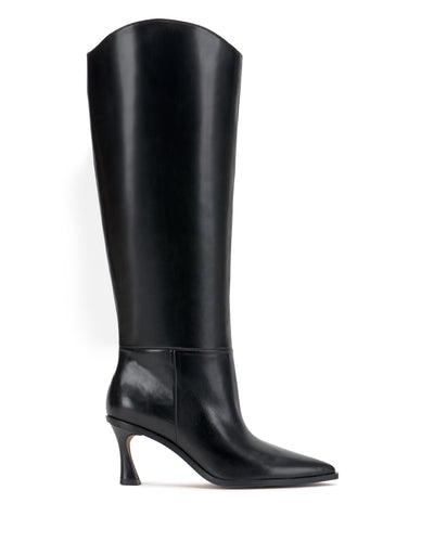 Emily Wide Calf Knee High Boot - Black - Vince Camuto