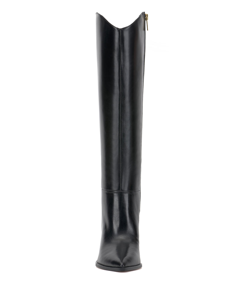 Emily Wide Calf Knee High Boot - Black - Vince Camuto