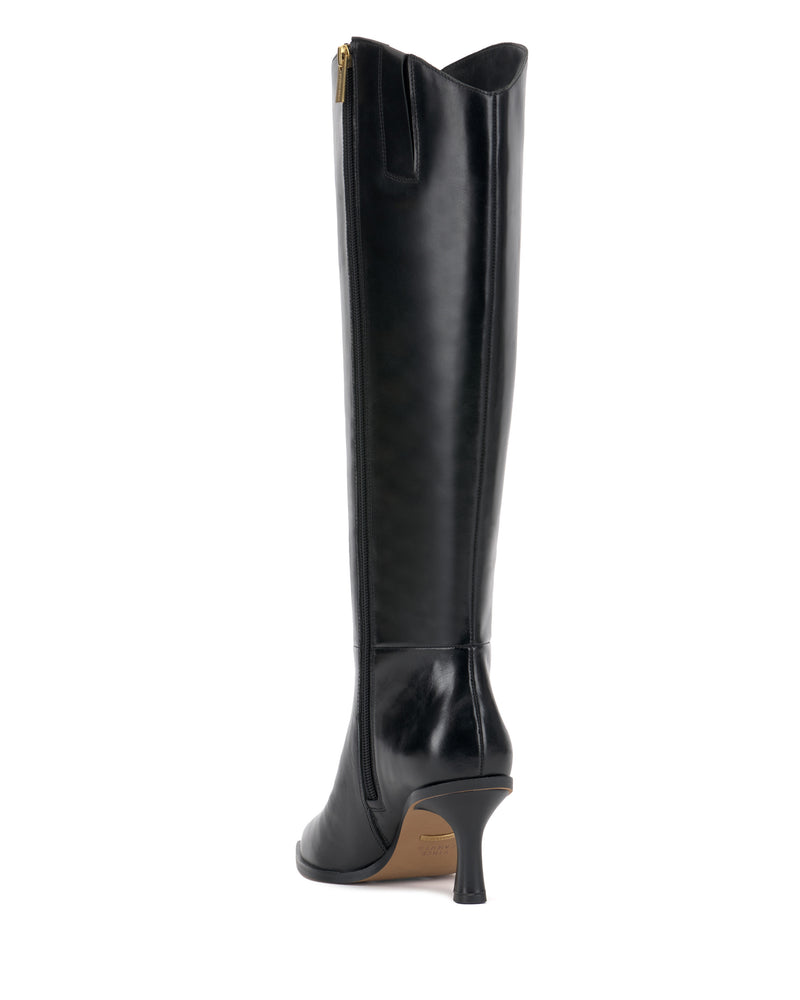 Emily Wide Calf Knee High Boot - Black - Vince Camuto