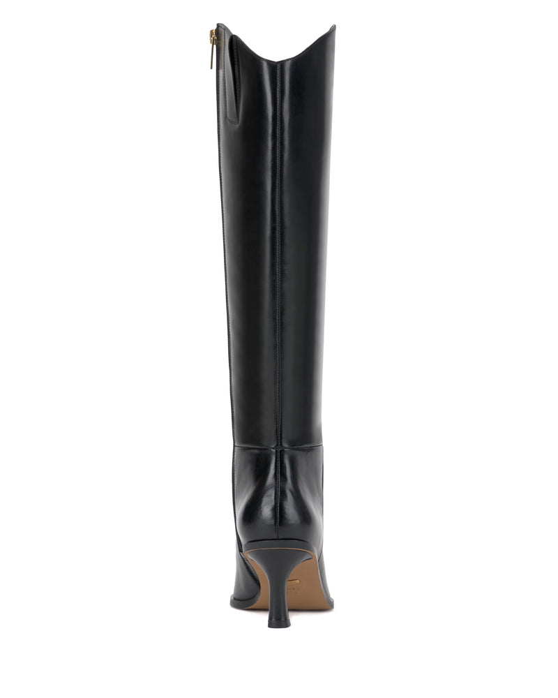 Emily Wide Calf Knee High Boot - Black - Vince Camuto