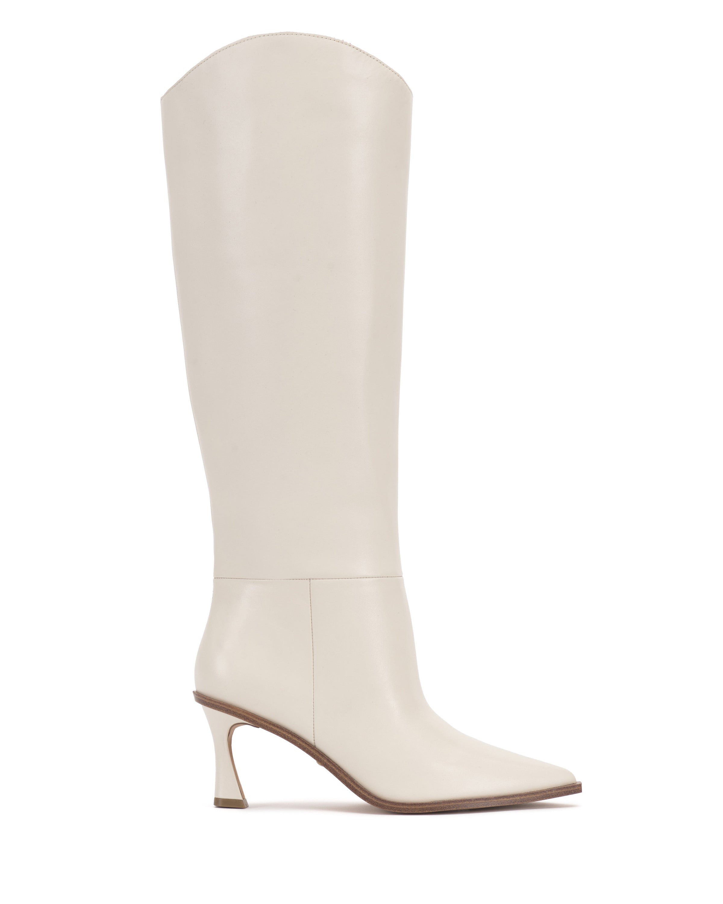 Emily Wide Calf Knee High Boot - Coconut Cream - Vince Camuto