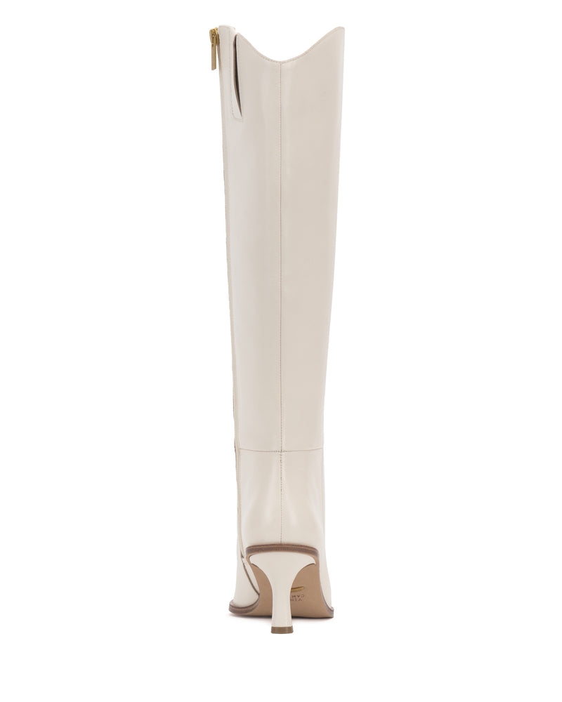 Emily Extra Wide Calf Knee High Boot - Coconut Cream - Vince Camuto