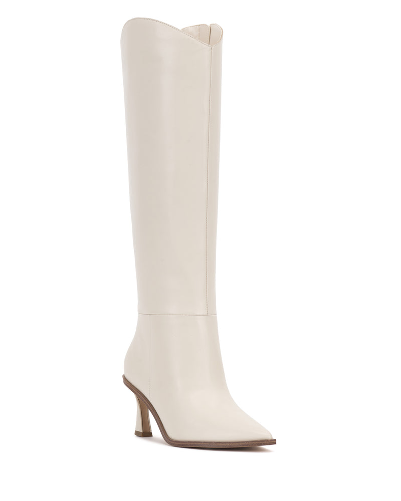 Emily Knee High Boot - Coconut Cream - Vince Camuto