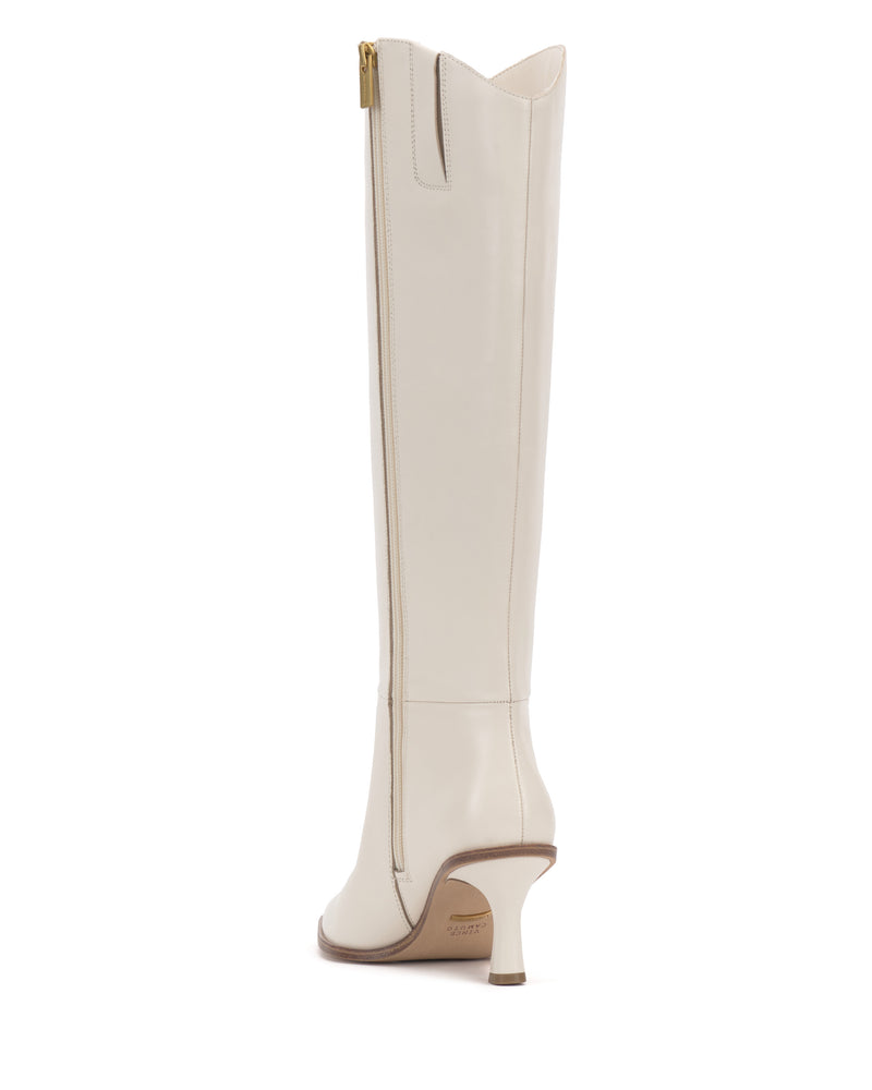 Emily Knee High Boot - Coconut Cream - Vince Camuto