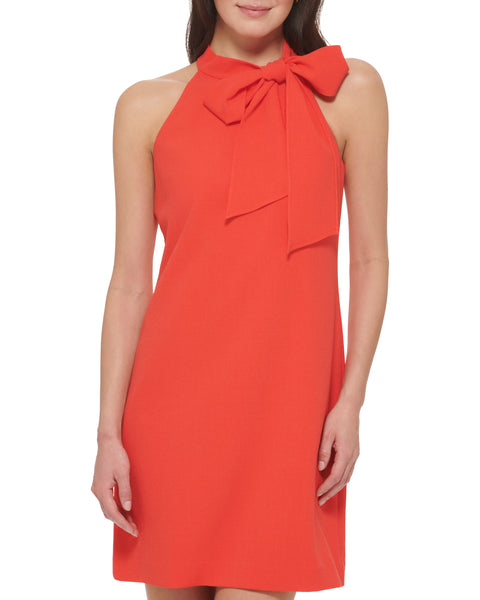 Petite Bow-Neck Dress - Vince Camuto