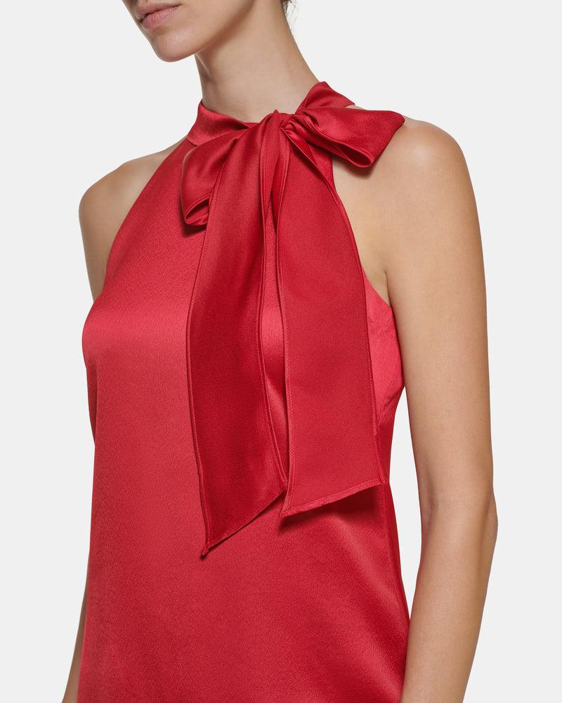 Bow-Neck Dress - Vince Camuto