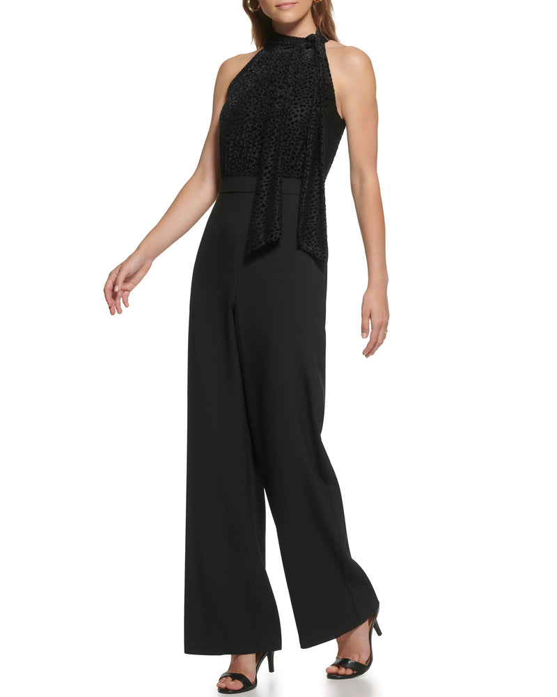 Devore Bow-neck Jumpsuit - Vince Camuto