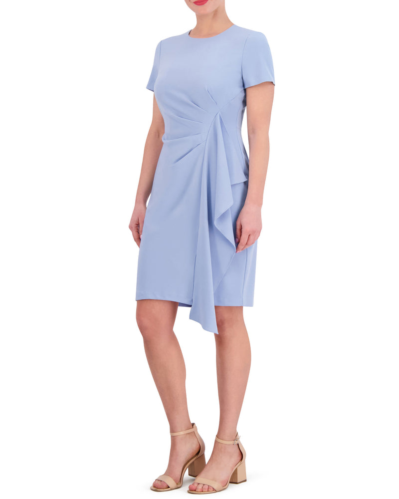 Stretch Side-Ruffle Dress - Vince Camuto