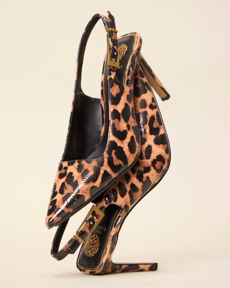 Brendie Pump - Black/Natural Multi - Vince Camuto