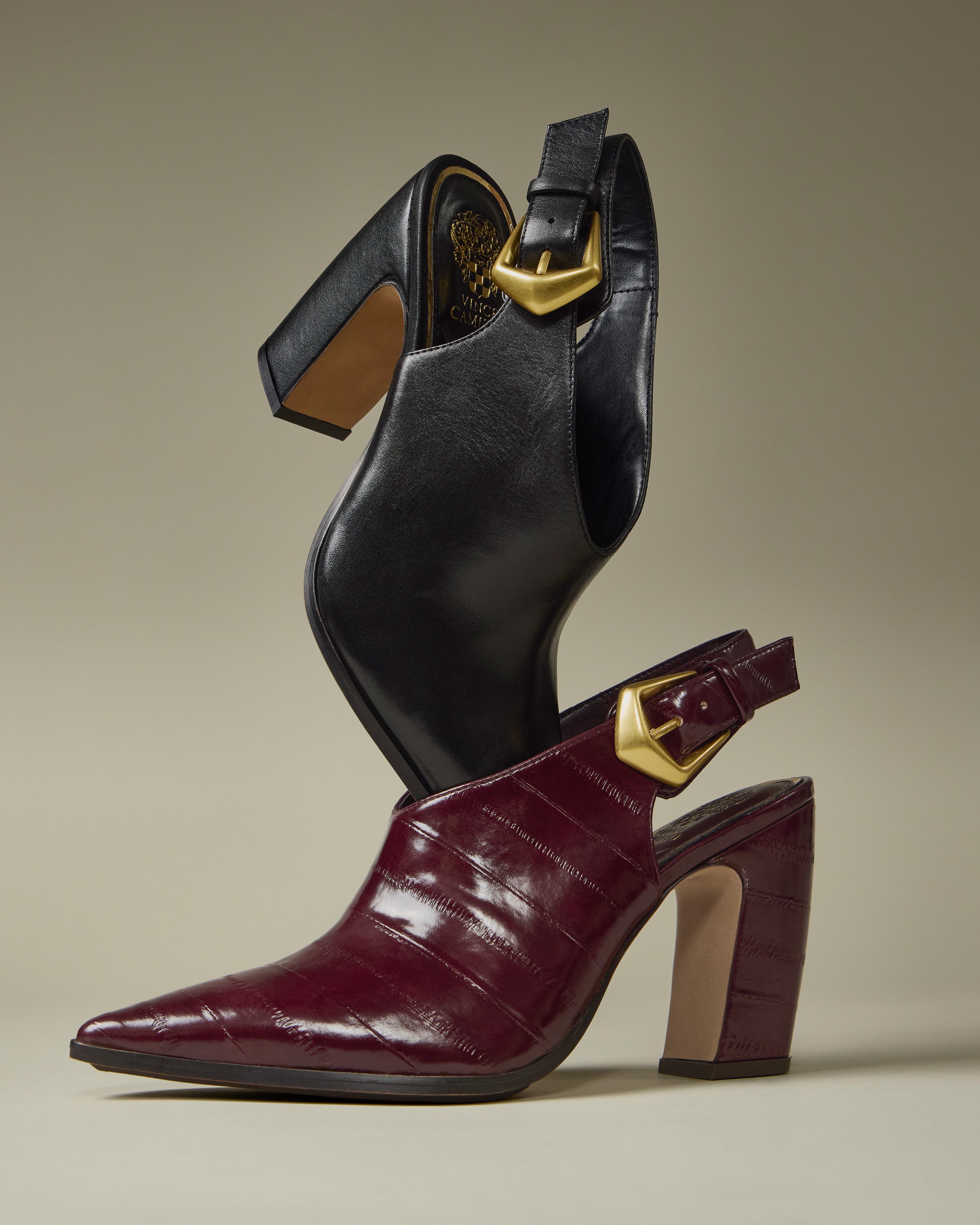 Baylez Buckled Mule – Vince Camuto