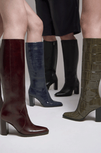gif of multiple shoe styles