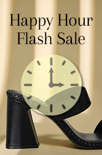 black heel shoe on tan background